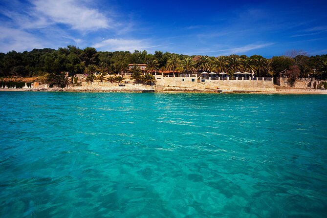 Private Speed Boat Tour of Hvar South Shore & Pakleni islands - Velo Borče is a quick jump-off-the-boat stop