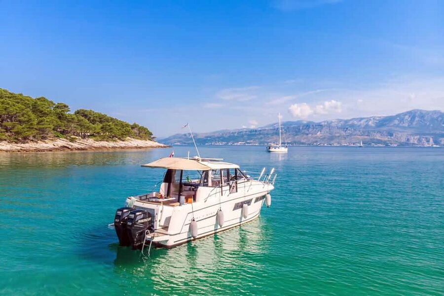 Private speedboat tours Sea Symphony - Pučišća, a graceful first stop on Brač
