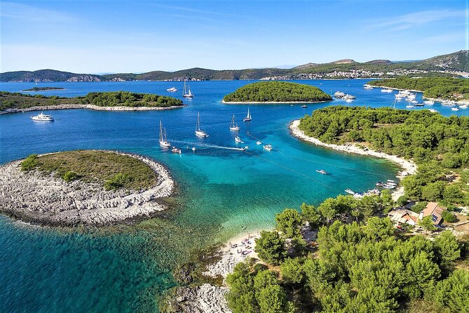 Private Tour of Red rocks, Pakleni Islands and Hvar's Southern Beaches - Lucisca Beach: a short stop with clear water