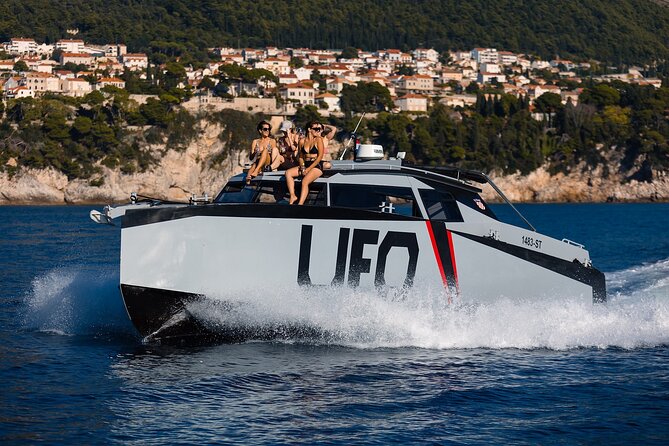 Private tours to Elaphite Islands by UFO BOAT - Kolocep: caves, clear water, and the Blue Cave