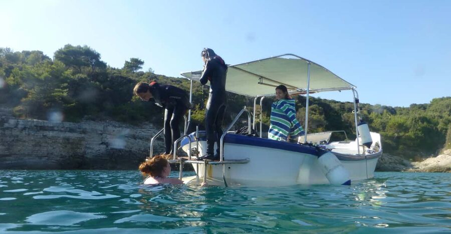 Pula: 2.5-Hour Snorkelling Experience - Getting into the Adriatic water