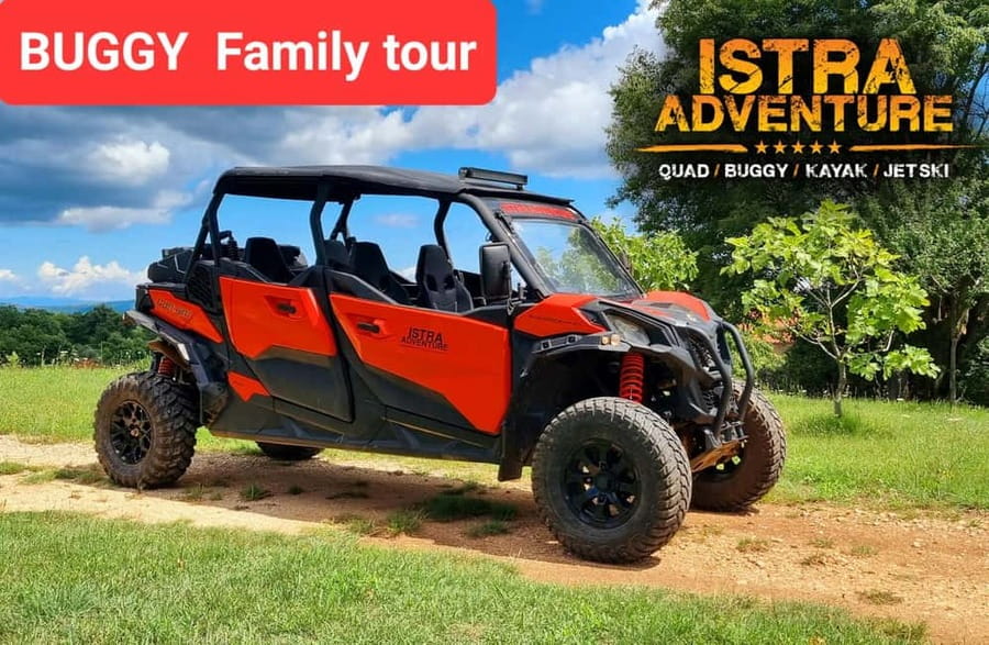 PULA AND ROVINJ: BUGGY FAMILY SAFARI 1, 2 & 4 H - Why a four-seat buggy changes the experience