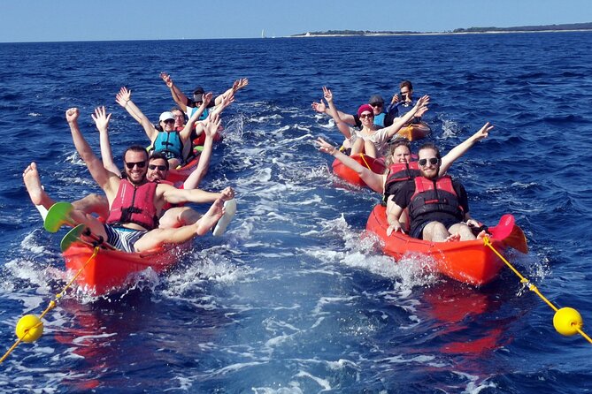 Pula Boat & Kayak Adventure - Muzil: cliffs, old military areas, and sea views