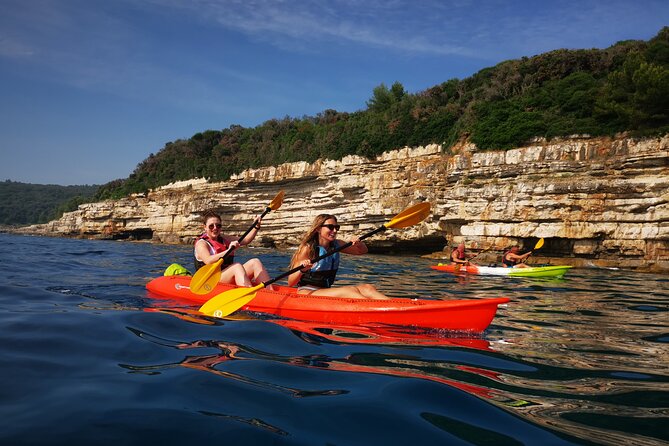 Pula Boat & Kayak Adventure - Cliff jumping, with no pressure to participate