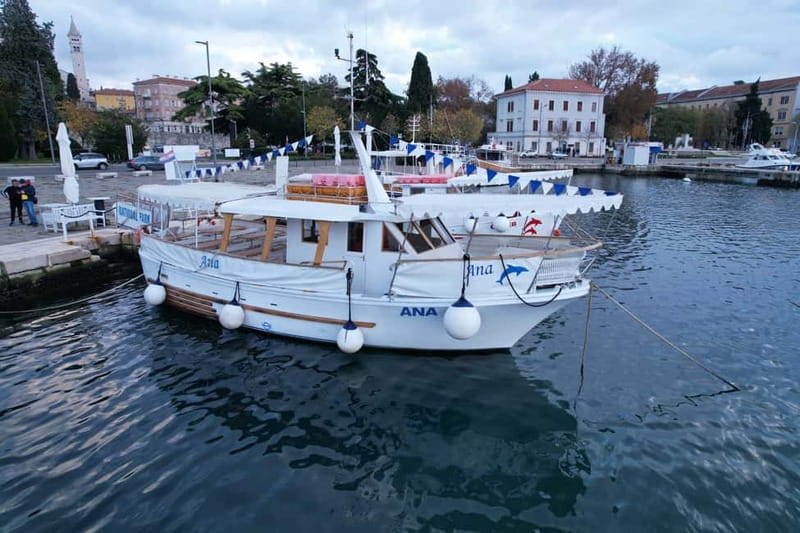 Pula: Dolphin-Watching Cruise at Sunset with Dinner & Drinks - Dinner at sea with fish, meat, or vegetables