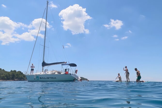 Pula: Half-Day Sailing with Drinks, SUP & GoPro (Max 6 Guests) - Starting at Marina Polesana in Pula