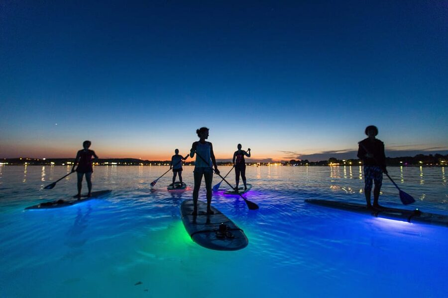 Pula: Night LED Stand-Up Paddle Board Tour - Why Pula looks different after sunset