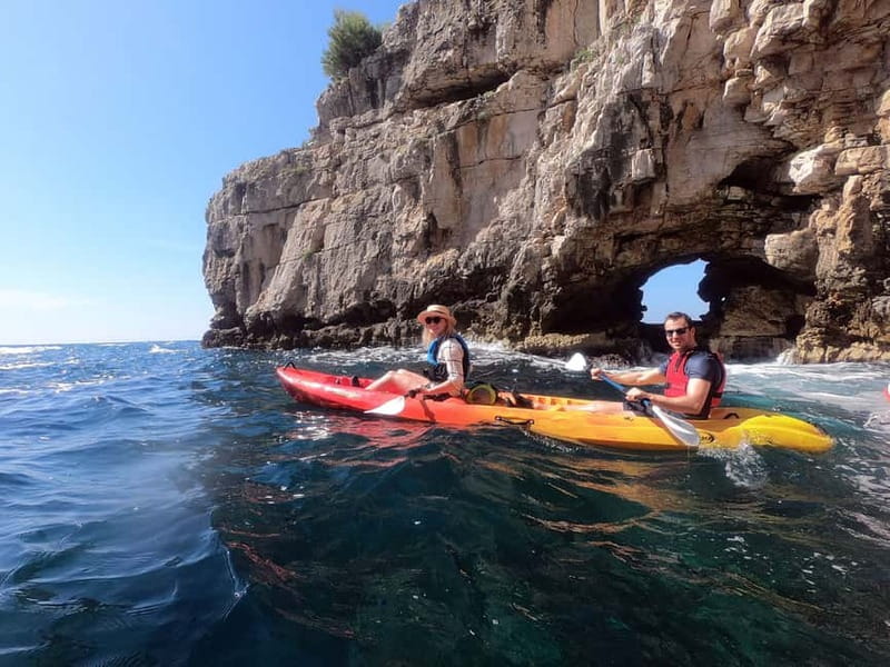 Pula: Sea Adventure – Boat, Kayak, Snorkeling & Cliff Jumps - Cliff jumping without pressure