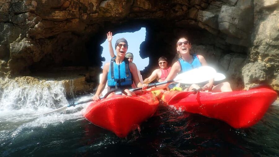 Pula: Sea Adventure – Boat, Kayak, Snorkeling & Cliff Jumps - Starting at Marina Polesana and boarding the boat