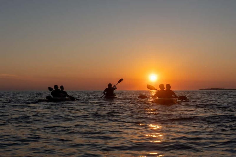 Pula:Sunset Kayak tour with glowing transparent kayak - The Blue Cave: A Photo Stop, Not an Entry