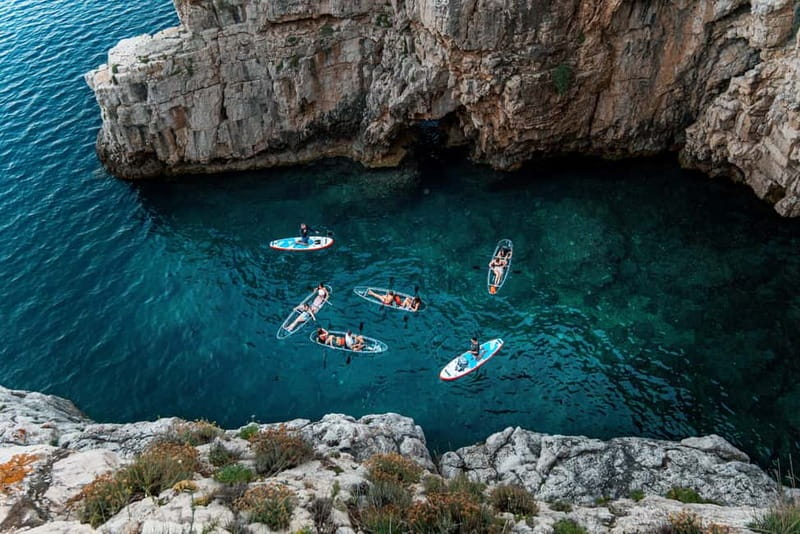 Pula: Sunset/Night Illuminated Transparent Kayak Tour - Paddling from sunset into darkness