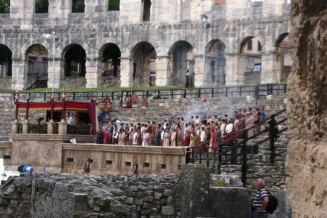 Pula walking tour - The Temple of Augustus: Roman Pula in miniature