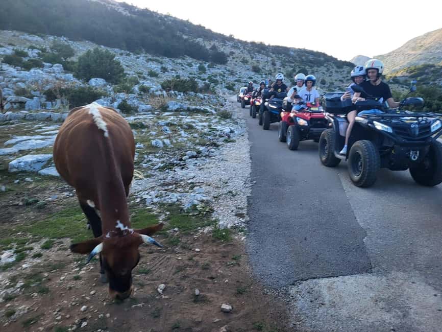 Quad tour to Biokovo Skywalk - Reaching the 12-meter glass platform