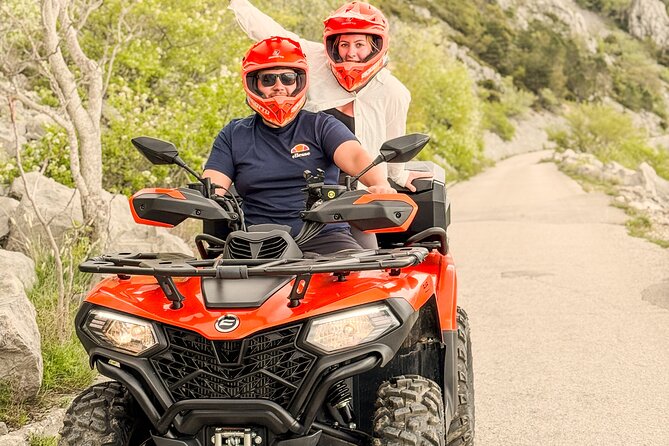 Quad Tour to skywalk biokovo Makarska by Amigos - Stepping onto the Biokovo Skywalk
