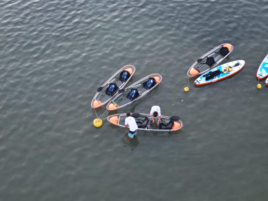 Rab: Night adventures illuminated transparent kayaks - What you receive, and what you need to bring