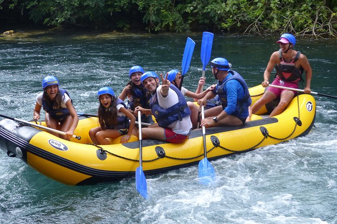 Rafting Experience in the Canyon of the River Cetina - More rapids, then a voluntary cliff jump