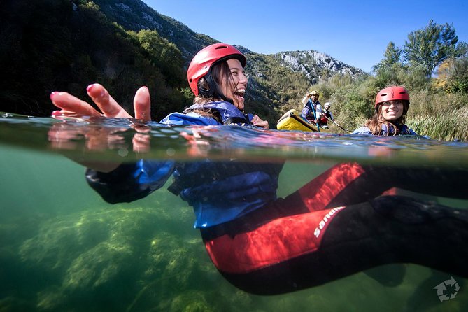 Rafting on Cetina River Departure from Split or Blato na Cetini village - Getting ready at the launch point