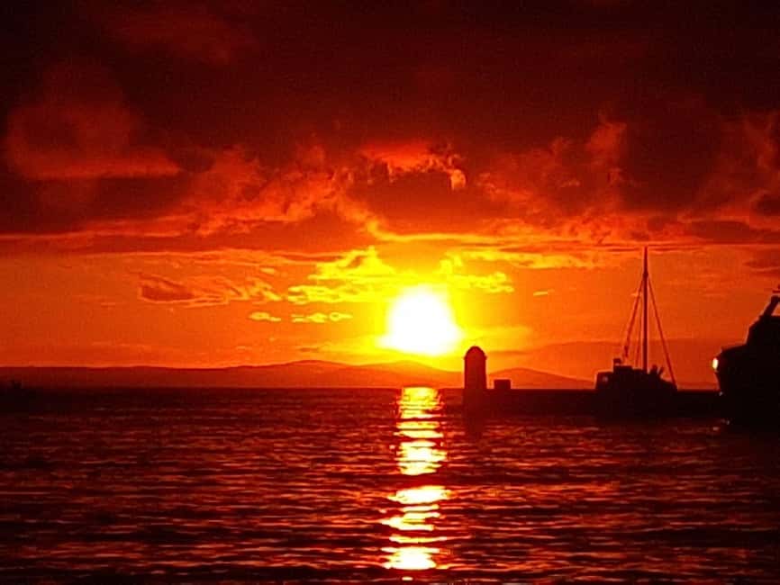Romantic Sunset Cruise from Zadar by Speedboat - Leaving Zadar harbor as daylight fades