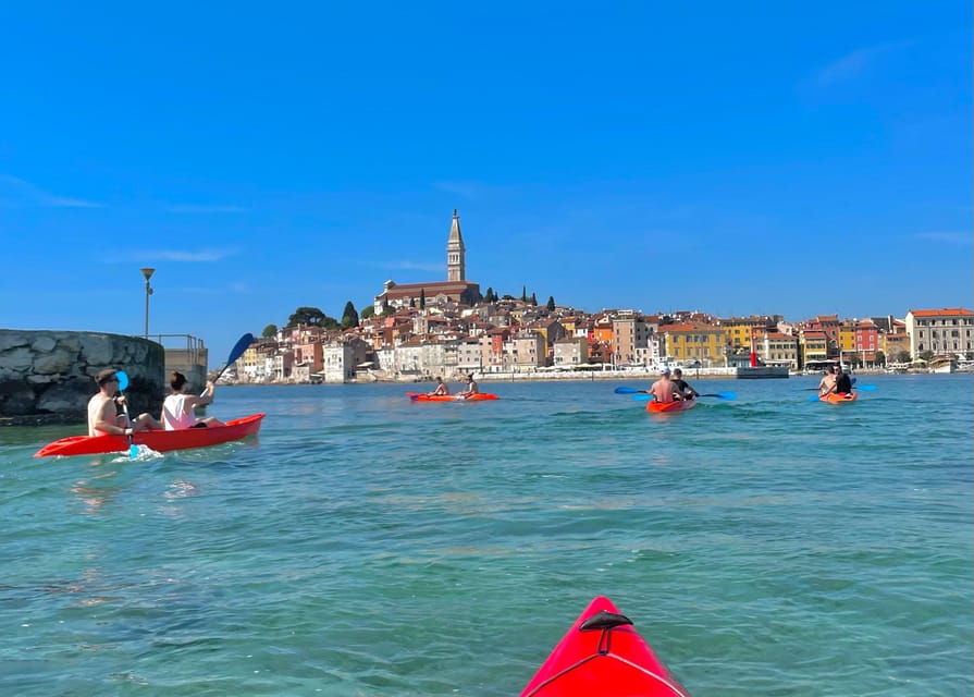 Rovinj: BUBA-KAYAK TOURS, snorkeling, cliff jupming&drinks - The 6 PM sunset version