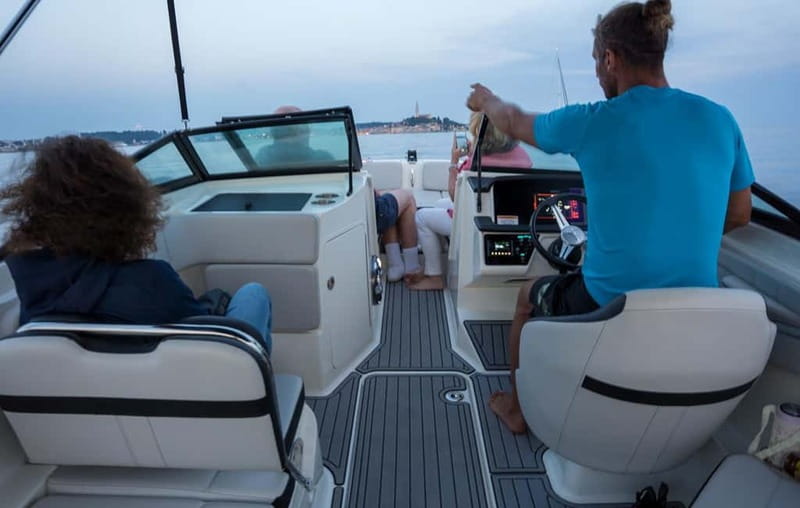 Rovinj: Dolphin Watching Sunset Speedboat Tour with Drinks - A small boat makes the difference in Rovinj
