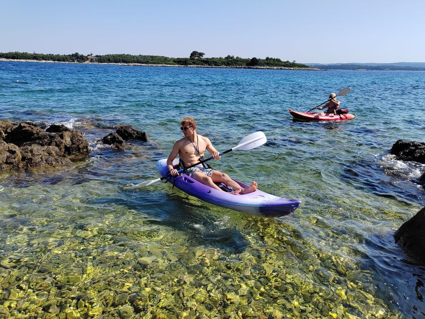 Rovinj: Golden Cape Desert Islands Kayak & Snorkeling Tour - Key points before you reserve
