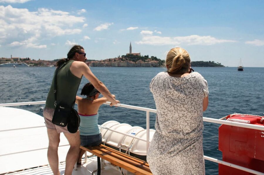 Rovinj: Lim Fjord and Pirate Cave Boat Tour - Leaving Rovinj’s north port