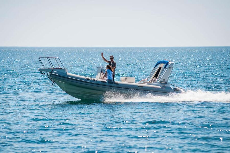 Rovinj: Red Island and Pirate Cave speedboat tour - The speedboat ride is part of the attraction