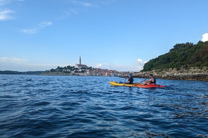Rovinj Sunset kayaking tour - St. Catherine’s Island gives you the first real pause