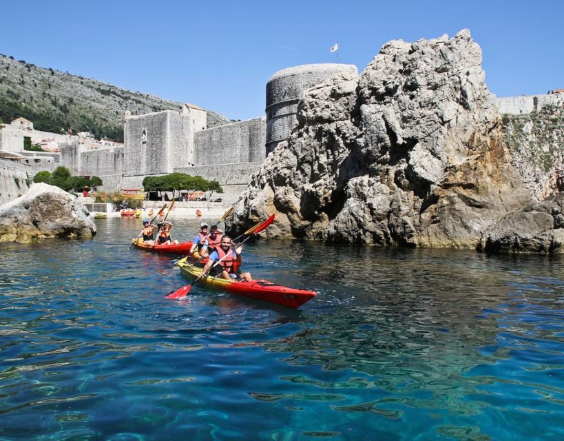 Sea Kayaking - Returning beside Dubrovnik’s city walls