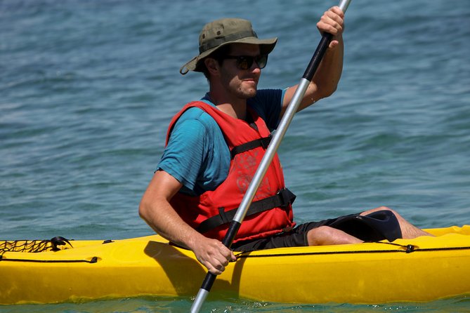 Sea kayaking Postira - Lovrečina (St.Lovre, archaeological site) - A Beach Stop for Swimming and Snorkeling