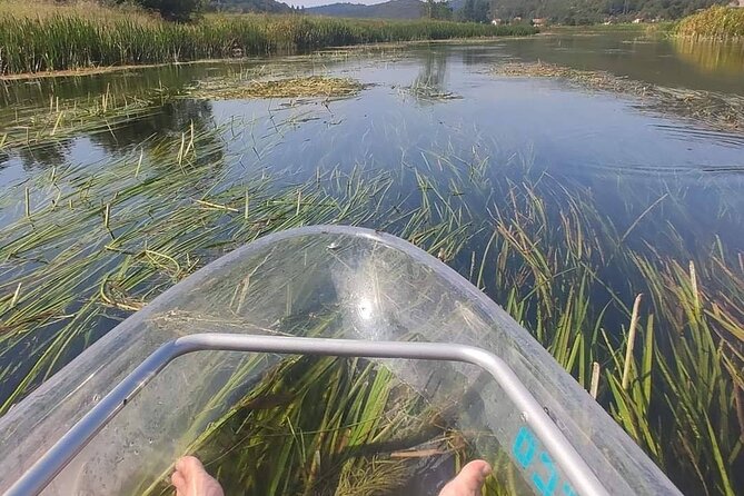See through kayaks on Gacka river - The finish and vehicle transfer back
