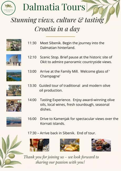 Sibenik: Stunning views, History & Tasting - Croatia in day - Why the Šibenik hinterland is worth your afternoon