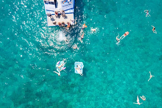 Slatine - Island Hopping Excursion (Trogir/Blue Lagoon/Shipwreck) - Blue Lagoon and Krknjaši Bay: the best chance to swim