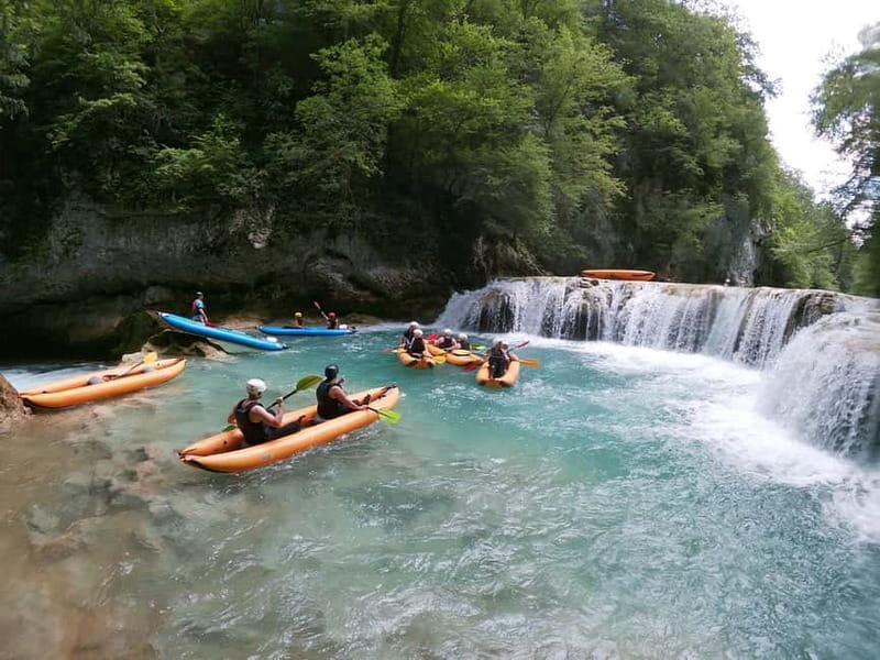 Slunj: River and Waterfalls Kayaking on Mrežnica river - Starting at Hotel Mirjana & Rastoke