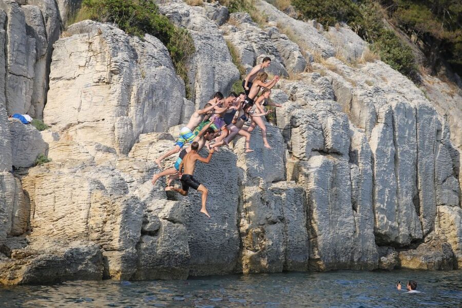 Split 4-Hour Guided Sea Kayak Tour - The final approach to Split’s harbor