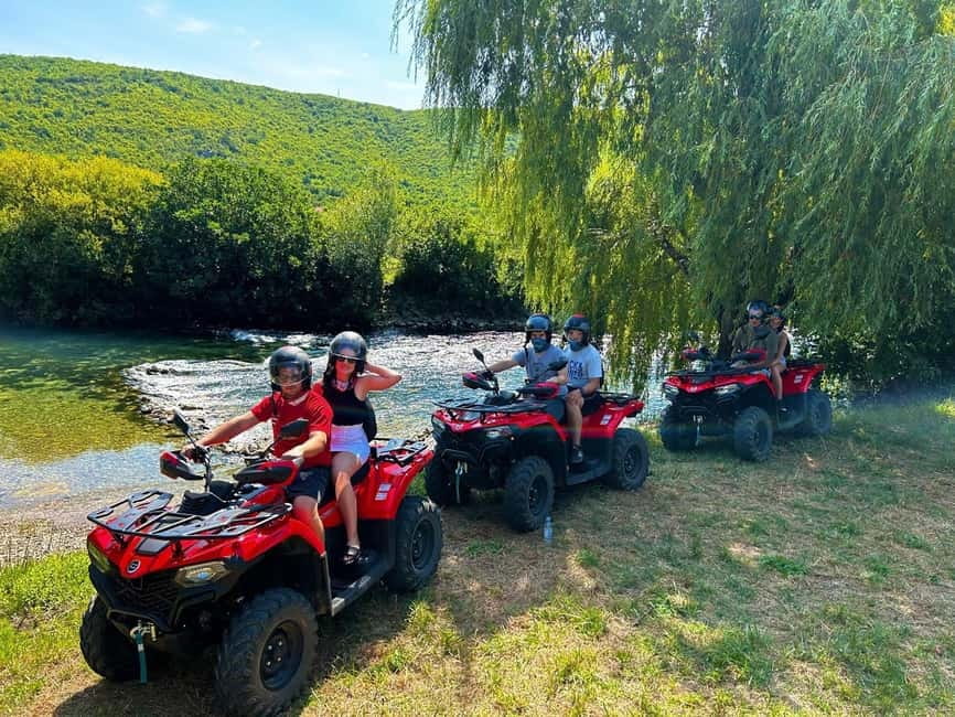 Split: ATV Quad Tour with waterfall swim - The Ruda River source and its cold-water swim