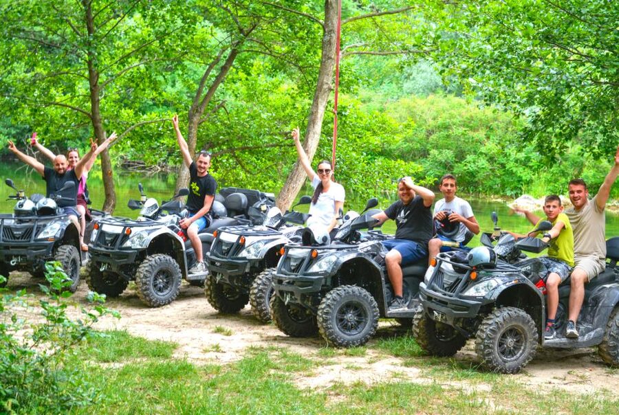 Split: ATV Quad Tour with Waterfall Swimming with Picnic - Cetina River roads and the first forty kilometers
