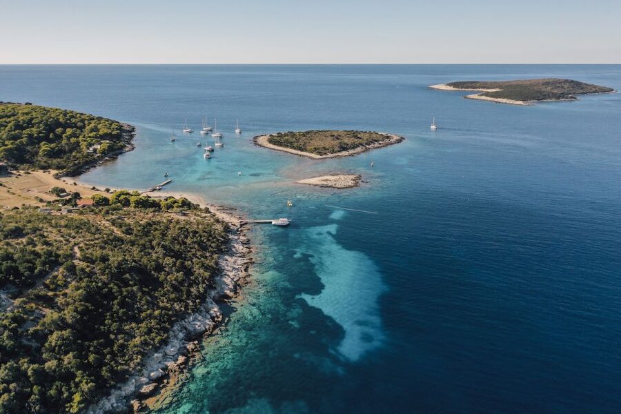Split: Blue Cave and 5 Islands Tour - The Pakleni Islands near Hvar