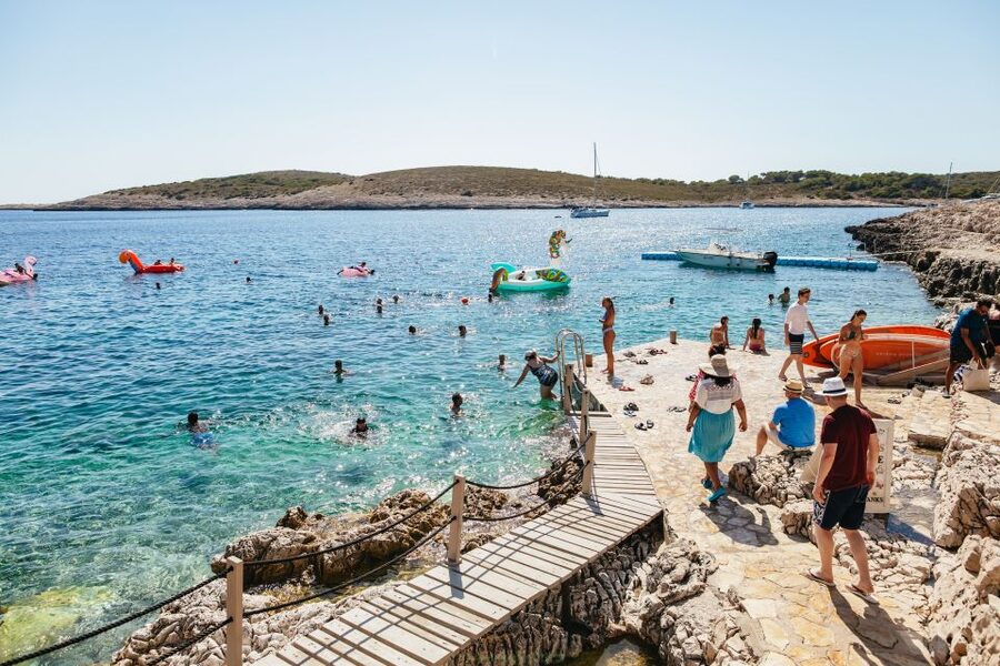 Split: Blue Cave, Vis & Hvar Full-Day Trip by Speedboat - Budikovac’s Blue Lagoon gives you the longest water break