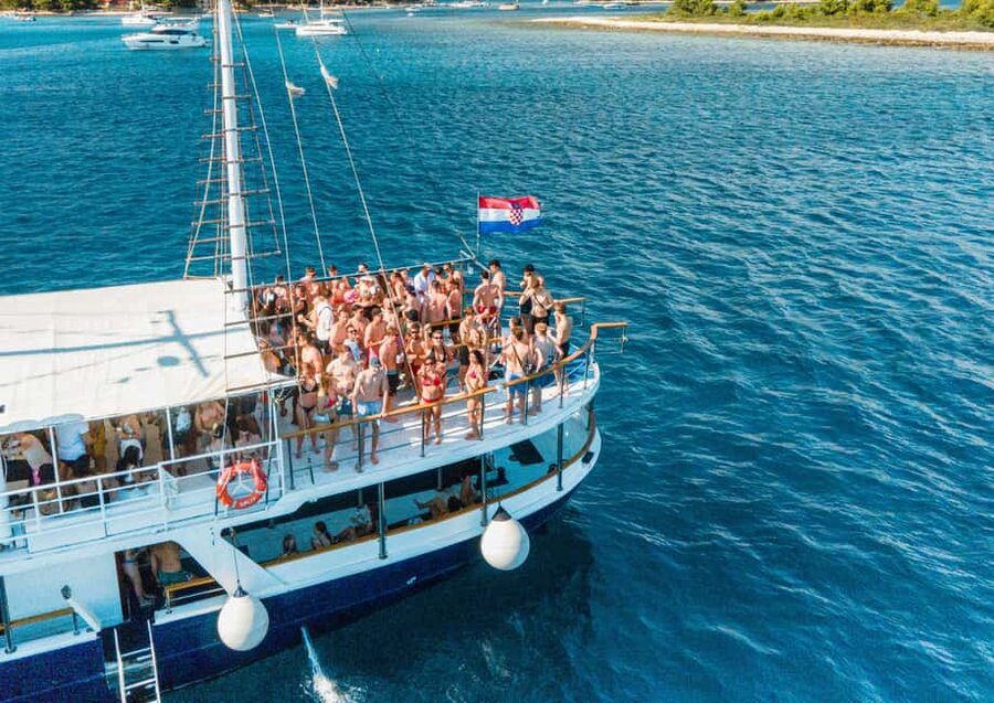 Split: Blue Lagoon Boat Party with Slide, Dj and After Party - Key Points Before You Book