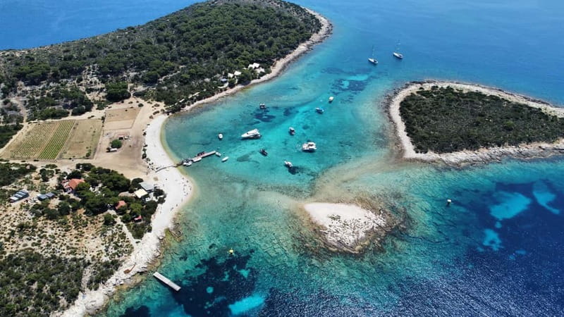 Split: Boat Tour to Blue Cave, Vis, Blue Lagoon, Hvar, Brač - Budikovac Blue Lagoon and the best swim