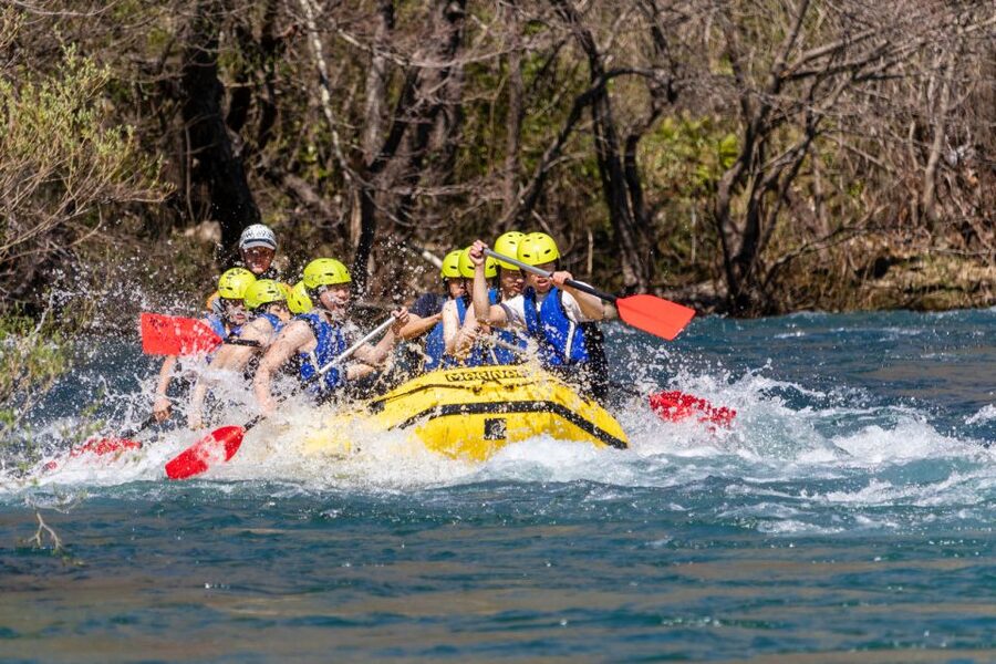 Split: Cetina River Whitewater Raft Trip with Pickup Option - Swimming in clear Cetina water