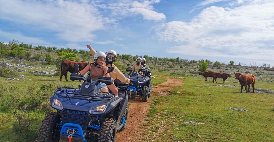Split: Dalmatian Quad Tour with River Swimming & Picnic - Rocky tracks, easy roads, and real countryside