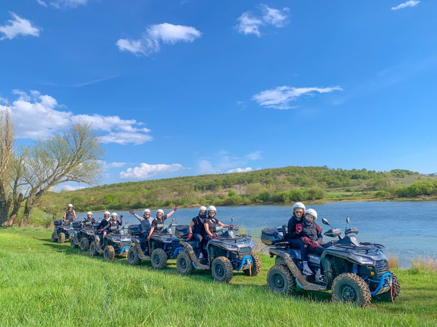 Split: Dalmatian Quad Tour with River Swimming & Picnic - Getting ready for the 600 ccm quad bikes