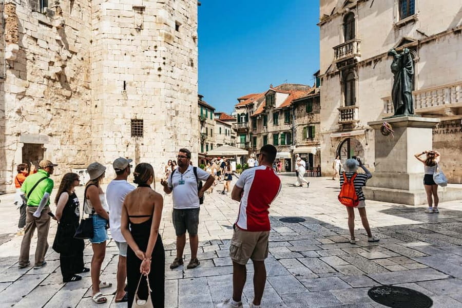 Split: Diocletian Palace & Old Town Guided Walking Tour - How much does 50 minutes give you?