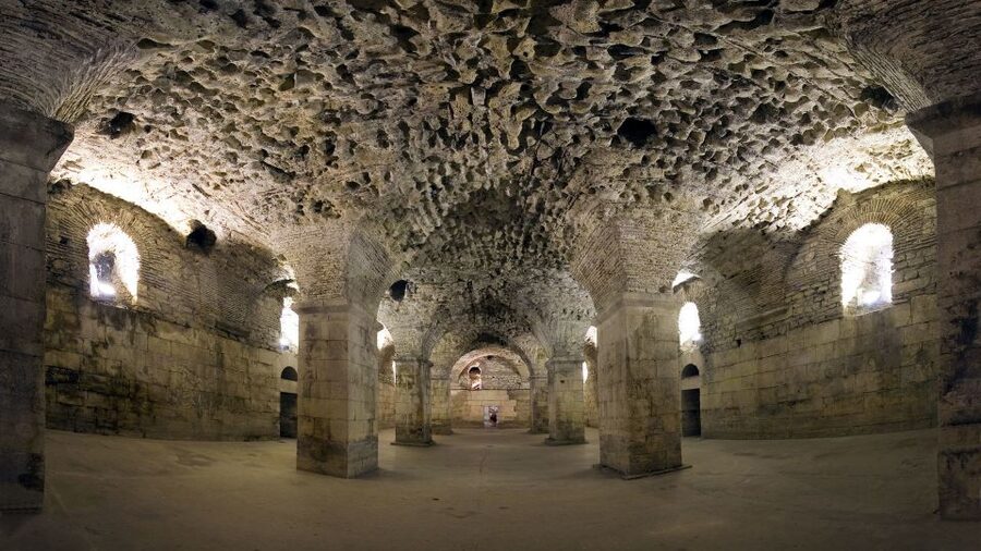Split: Game of Thrones Tour with Diocletian's Palace Cellar - Entering the palace cellars