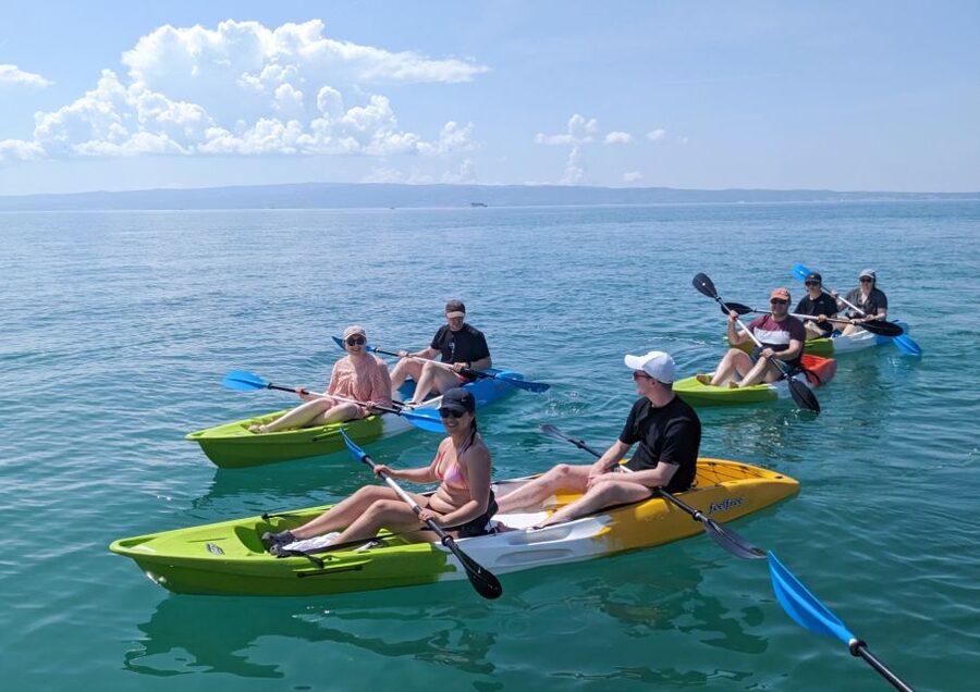 Split: Guided Kayak Adventure Tour - From Hotel Briig to the Stobreč beach