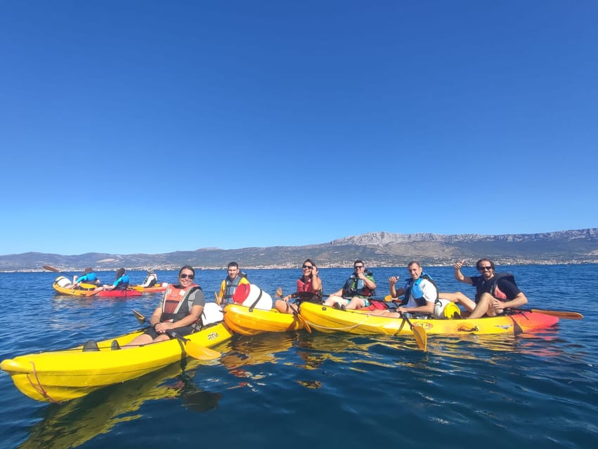 Split: Guided Sea Kayaking Tour with Snorkeling - Cliff jumping, with no pressure to jump