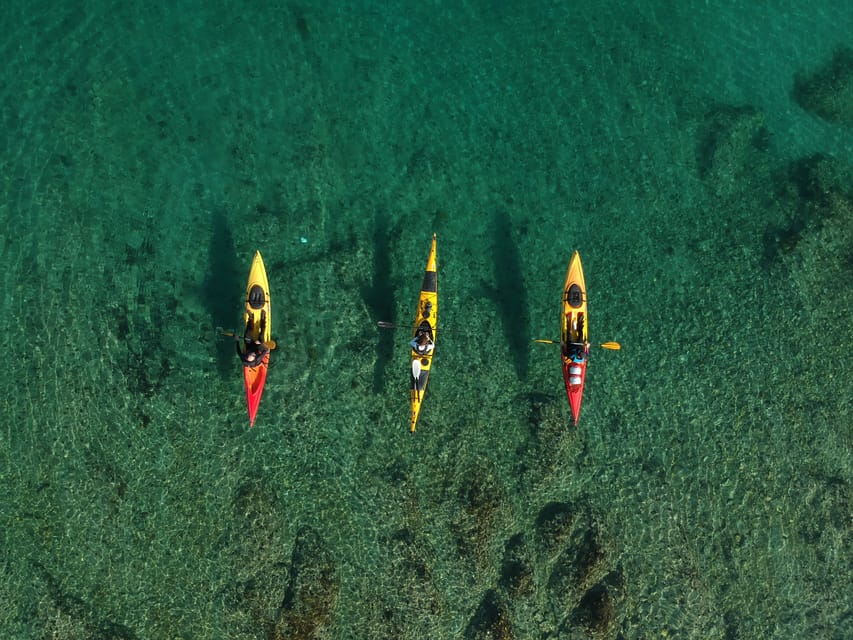 Split: Guided Sea Kayaking Tour with Snorkeling - The 20-minute break and Croatian wine
