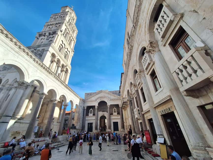 Split: History Walking Tour of the Old Town - The Temple of Jupiter and a headless Sphinx